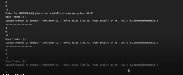 Rsi Algo trading Bot using Python